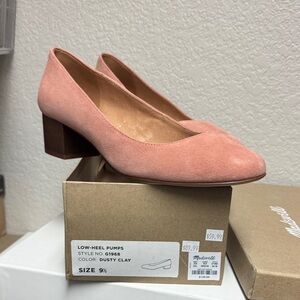 Miztique Soft Pink Low-Heel Pumps